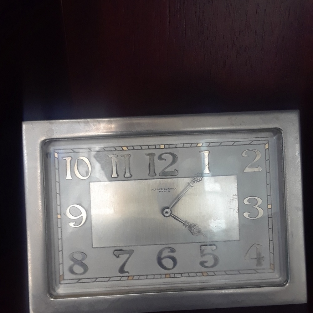 Alfred Dunhill Paris table clock circa 1930's